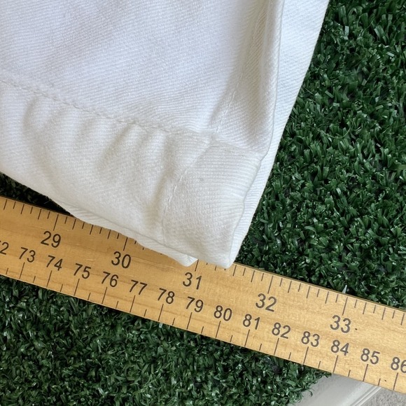 VTG Ralph Lauren Jeans Womens 32x31 White Black Label Flared USA Gold Pony Y2K - Picture 16 of 16